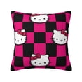 thumbnail image 1 of Hello Kitty Pillow Cover, Square Throw Pillow Cases For Couch Sofa Bed Living Room,Home Decorative, 12"X12", 1 of 9