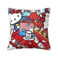 thumbnail image 1 of Hello Kitty Pillow Cover, Square Throw Pillow Cases For Couch Sofa Bed Living Room,Home Decorative, 22"X22", 1 of 9