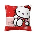 thumbnail image 1 of Hello Kitty Pillow Cover, Square Throw Pillow Cases For Couch Sofa Bed Living Room,Home Decorative, 22"X22", 1 of 9