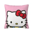 thumbnail image 1 of Hello Kitty Pillow Cover, Square Throw Pillow Cases For Couch Sofa Bed Living Room,Home Decorative, 26"X26", 1 of 9
