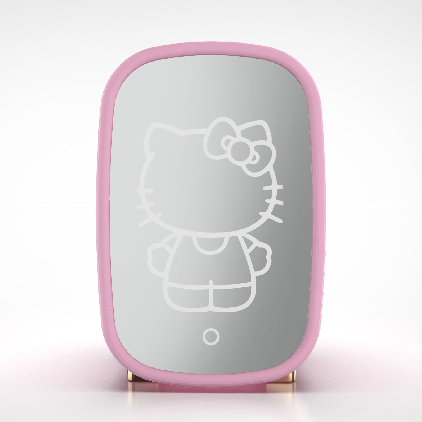 Hello Kitty Pink Beauty Mini Fridge 7L With Light Up Diammable Mirror