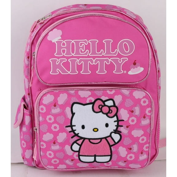 Hello Kitty Pink Cake Medium Backpack (14 Inch)