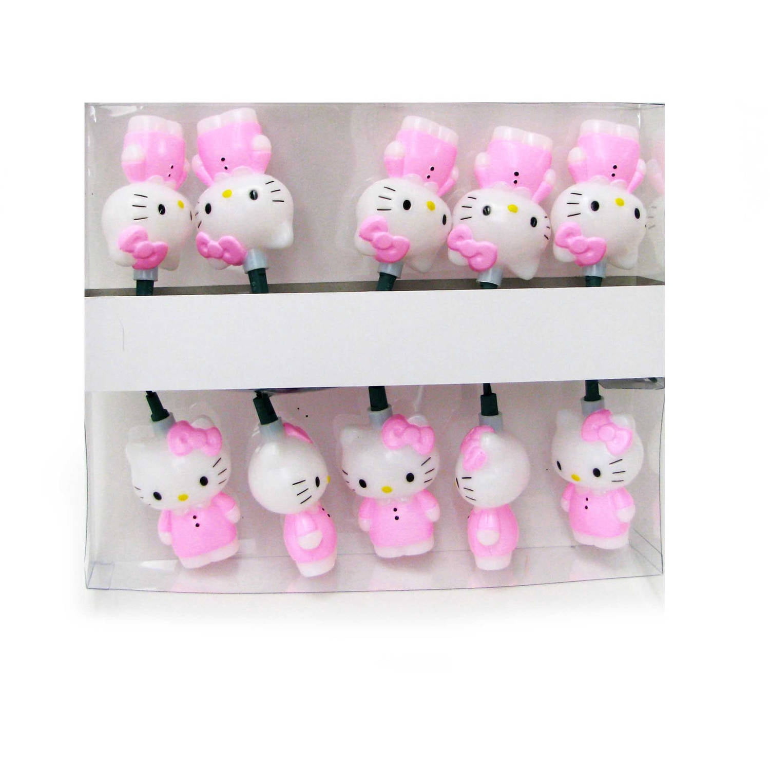 Hello Kitty Pink Christmas Light Set with 10 Lights HK9150