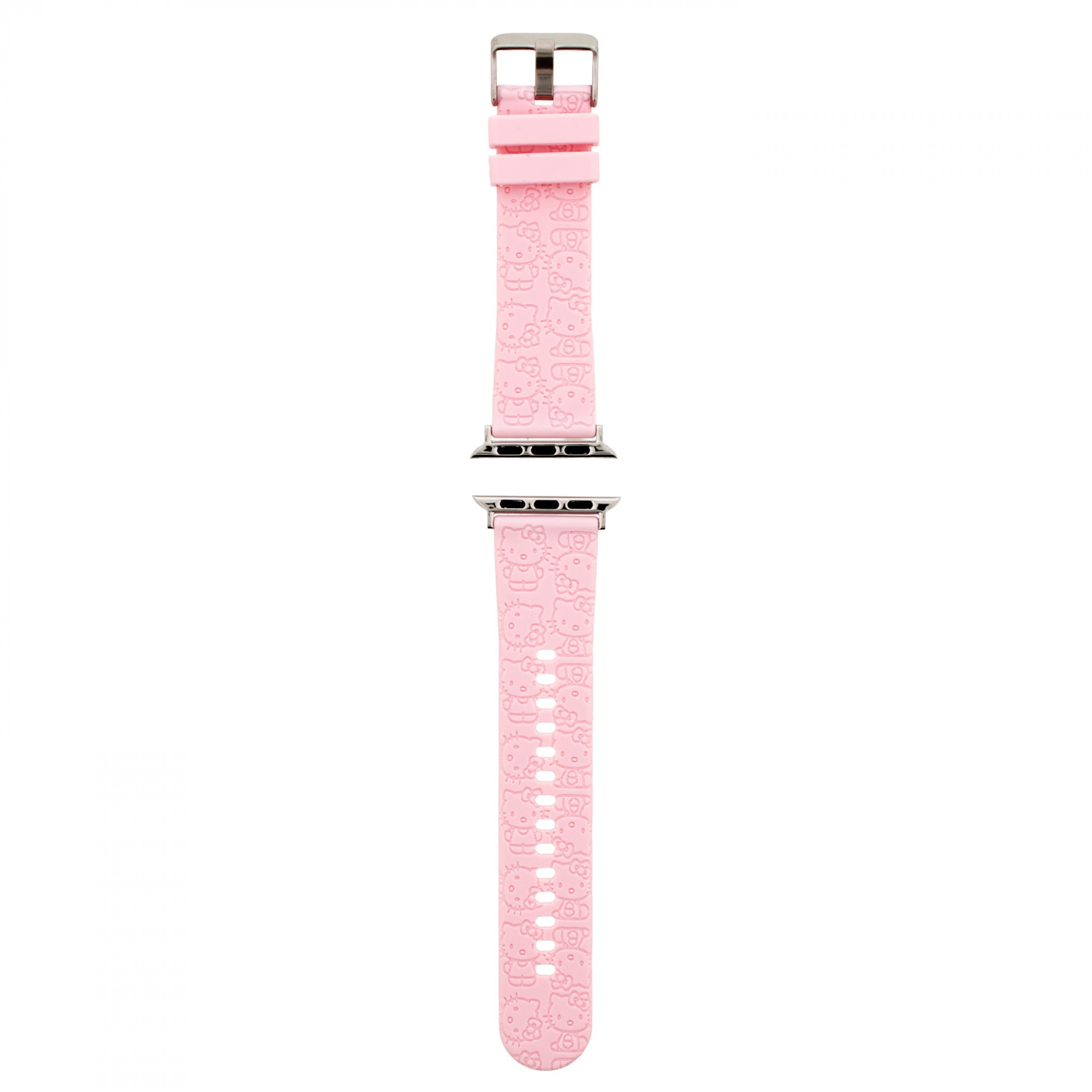 Hello Kitty Pink Embossed Smart Watch Compatible Straps