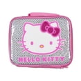 thumbnail image 1 of Hello Kitty Pink Glitter Bow Lunch Tote, 1 of 4