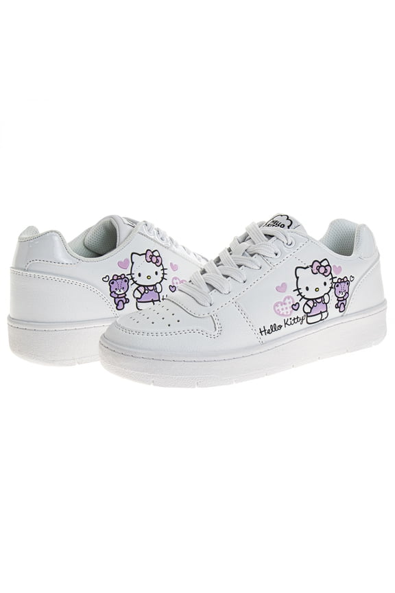 Pink Hearts Adult's Sneakers-Size 10