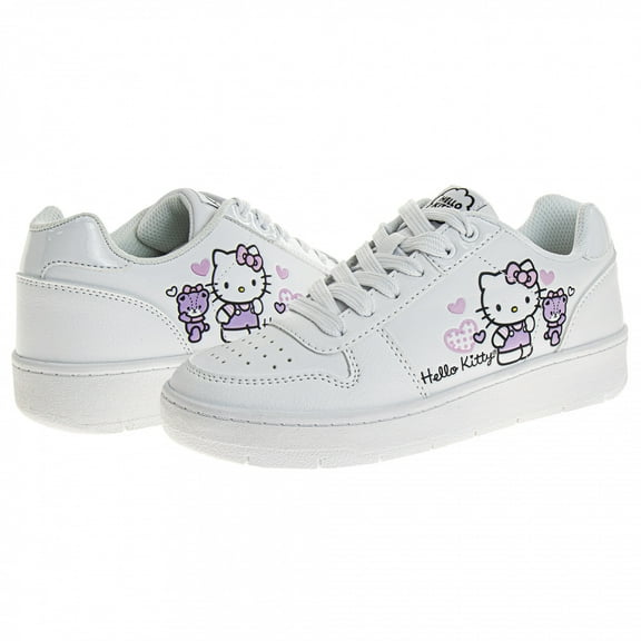 Hello Kitty Pink Hearts Adult's Sneakers-Size 9