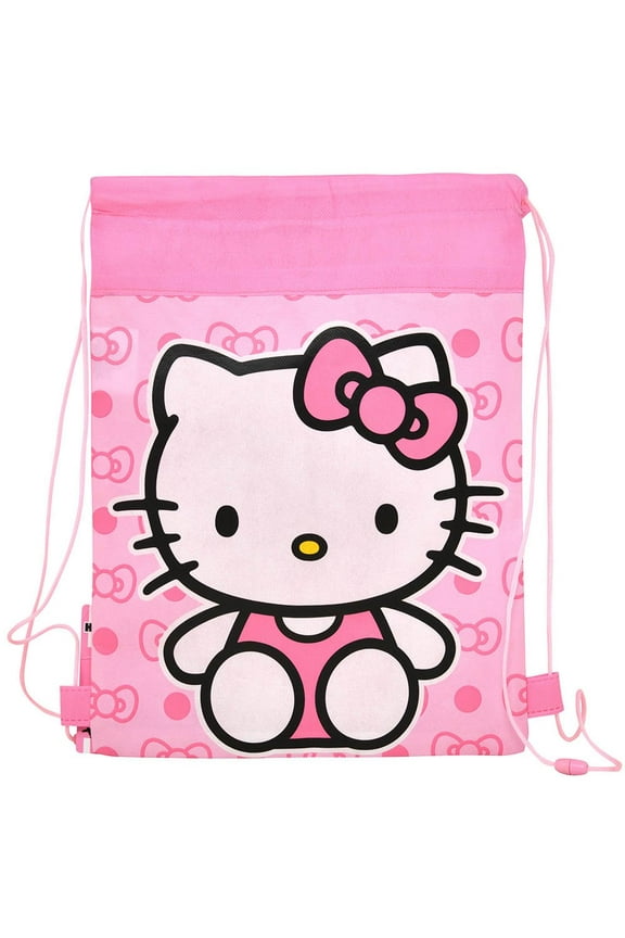 Pink Non Woven Sling Bag with Hangtag