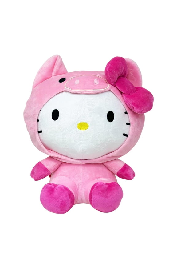 Pink Pig Costume 14In Plush Backpack