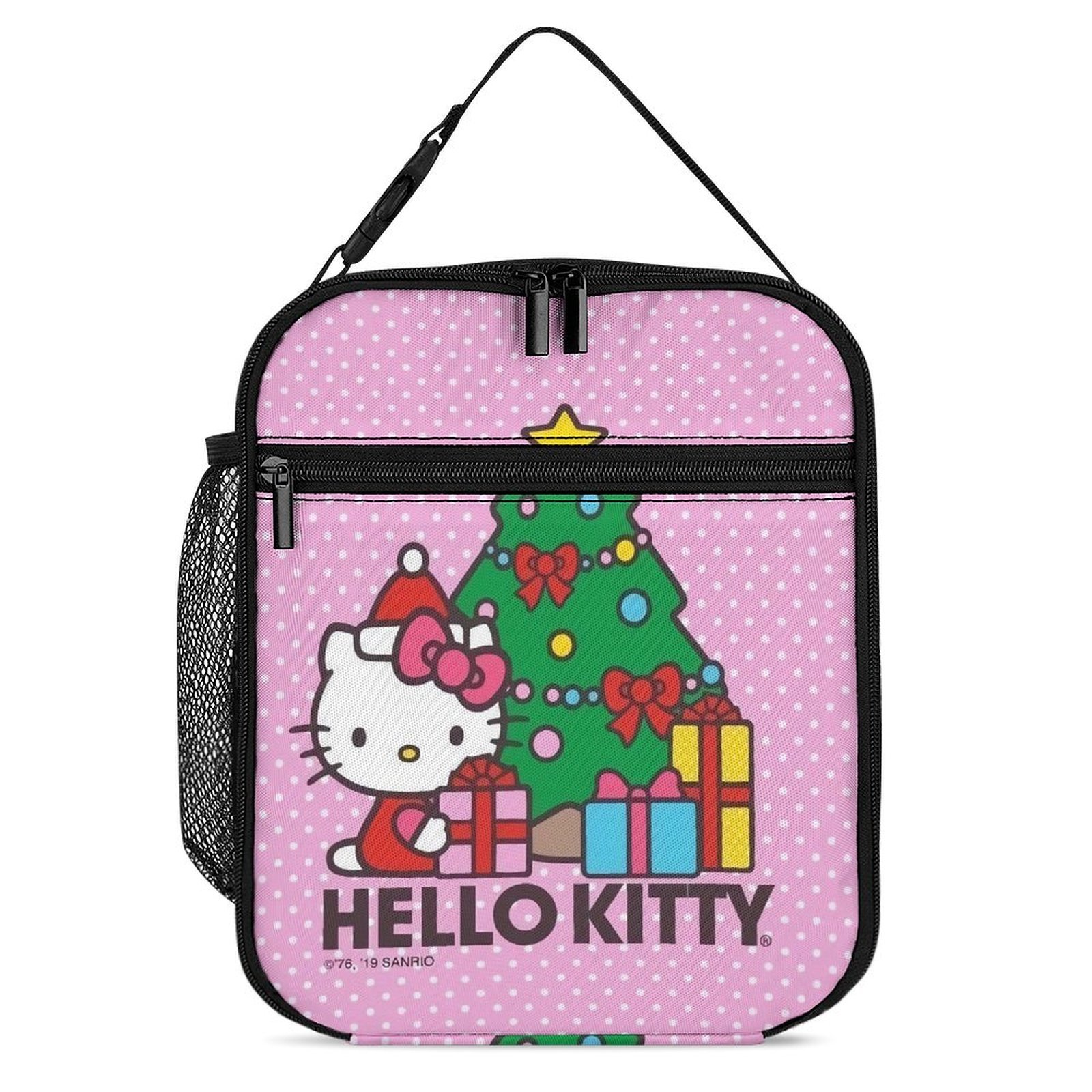 Hello Kitty Pink Polka Dots Insulated Lunch Boxes for Women Man ...