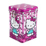 Hello Kitty Pink Rectangular Lock Top Canister, 92050