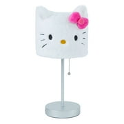 Hello Kitty Plush Shade Stick Lamp, White, 15" H x 7" W