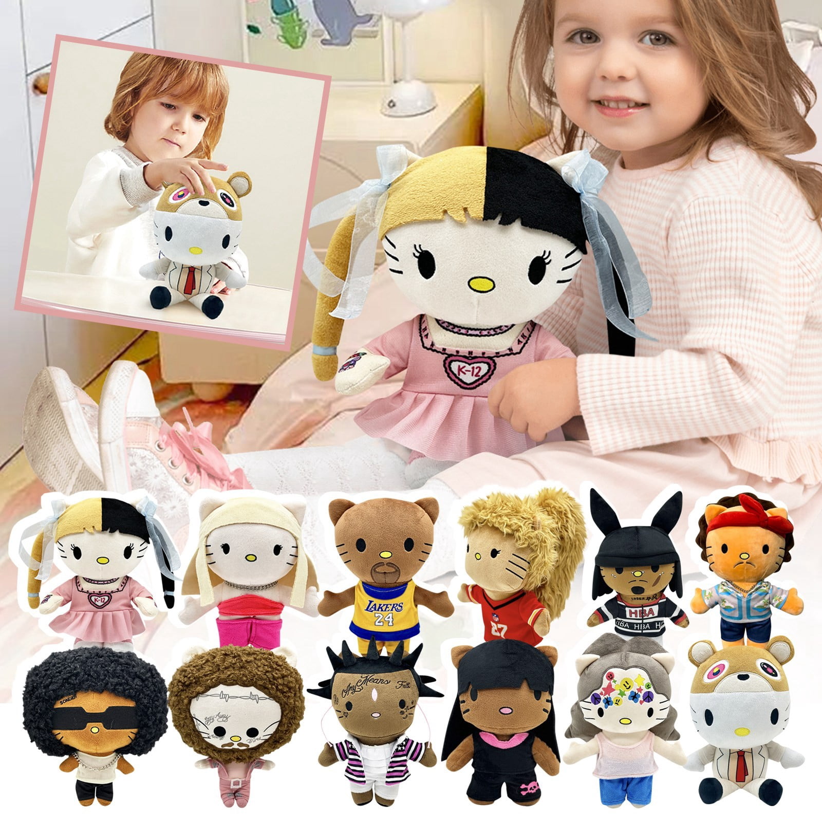Hello Kitty Plush Toy, Christmas Gifts, 50th Anniversary Commemoration ...