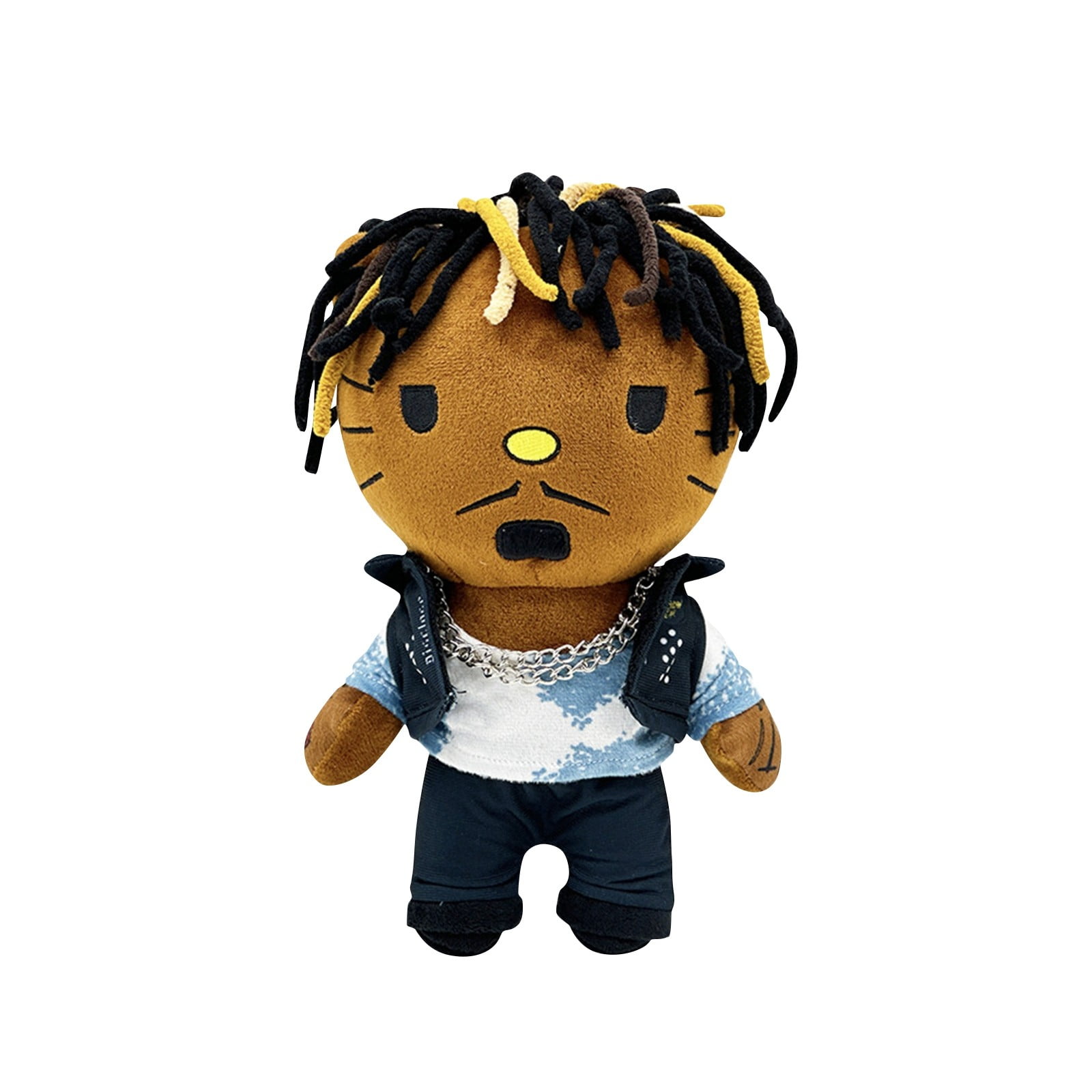 Hello Kitty Plush Toy, Hello Kitty & Travis Scott Doll, Cute Cat Pillow Plush, 50th Anniversary