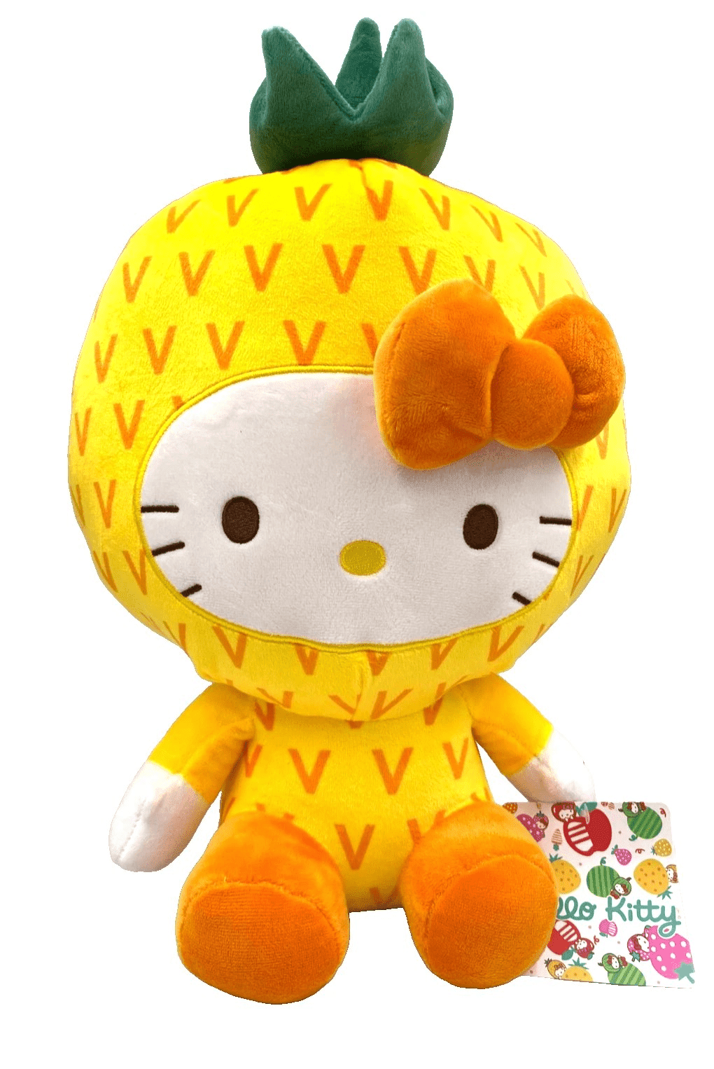 Hello Kitty Plush Toy Yellow Pineapple Suit 9 inch Plush Doll