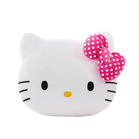 Hello Kitty Polka Dot Pretty Soft Small Cloud Pillow, Ultra Soft Plush Character Pillow for Kids Entertainment