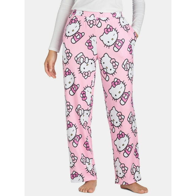 Hello Kitty Women's Poses Allover Print Lounge Pants, Sizes XS3XL