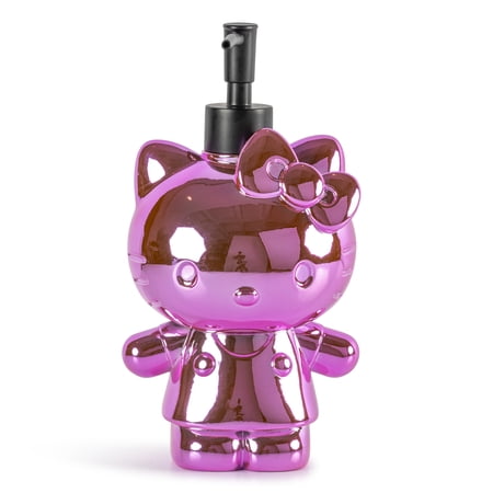 Hello Kitty Pink Poly-Resin Lotion Pump, Prettiest in Pink, Sanrio