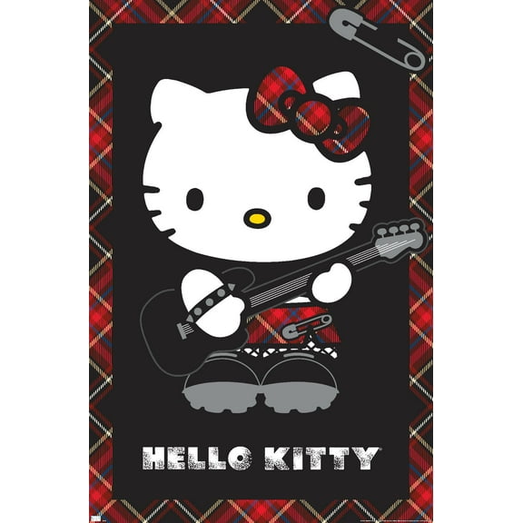 Hello Kitty - Punk Wall Poster, 22.375" x 34"