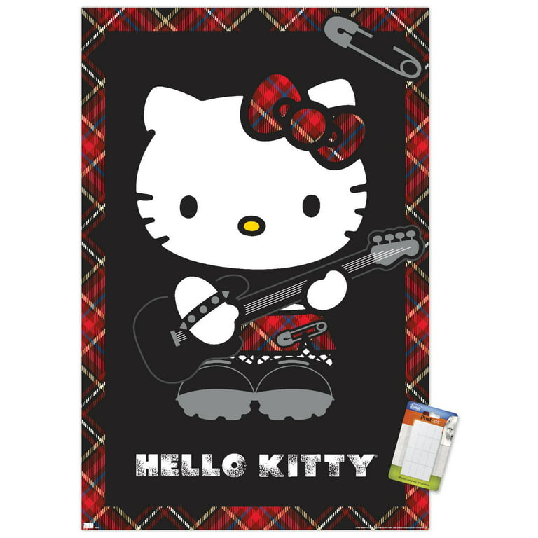 Hello Kitty - Punk Wall Poster, 22.375 x 34 