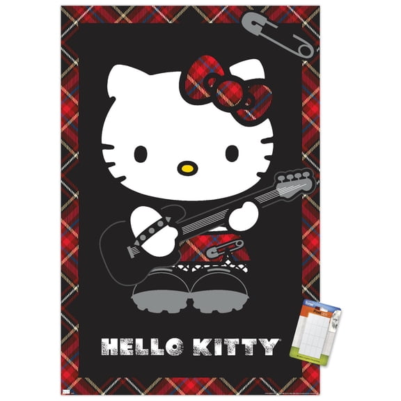 Hello Kitty - Punk Wall Poster, 22.375" x 34"