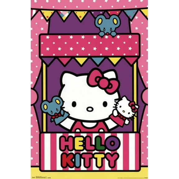Hello Kitty - Puppets Laminated Poster Print (24 x 36)