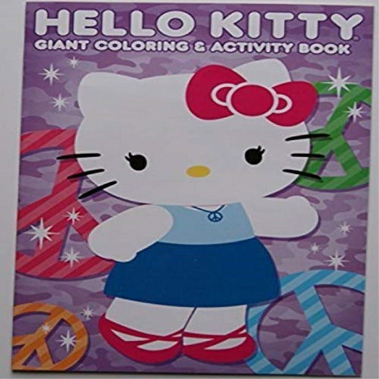 Hello Kitty Purple Giant Coloring and Activity Book - Walmart.com