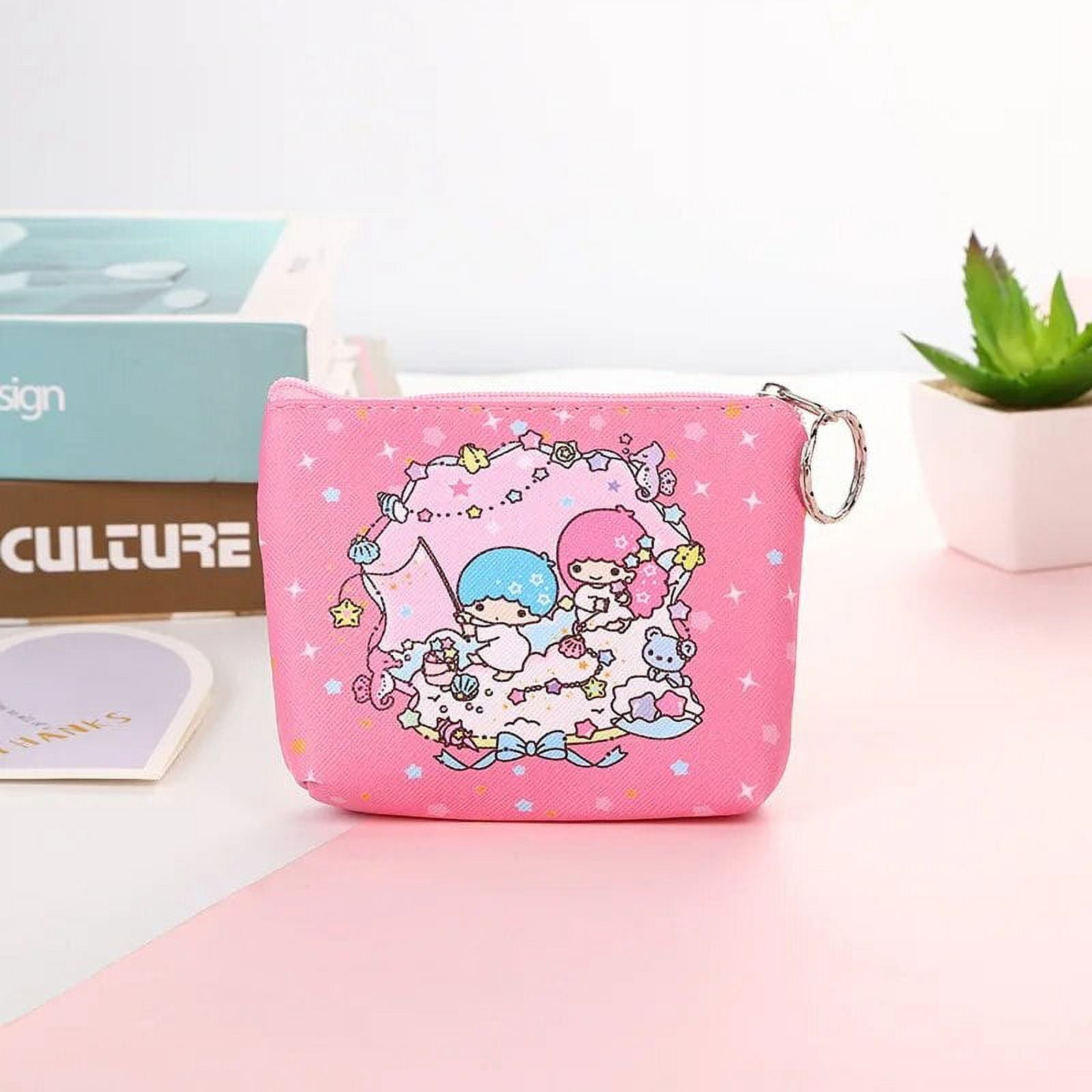 Hello Kitty Purse Coin Purses Cartoon Animals PU Melody Cute Wallet Bag
