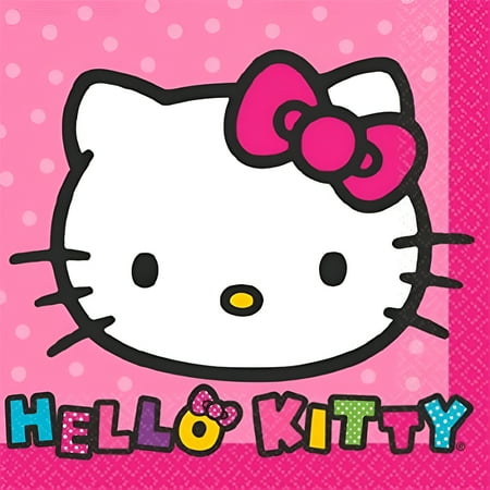Hello Kitty Rainbow Beverage Napkins