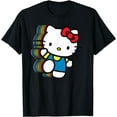 thumbnail image 1 of Hello Kitty Rainbow DTG Print Unisex T-Shirt, 1 of 5