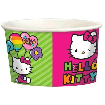 Hello Kitty 'Rainbow' Ice Cream Cups (8ct)