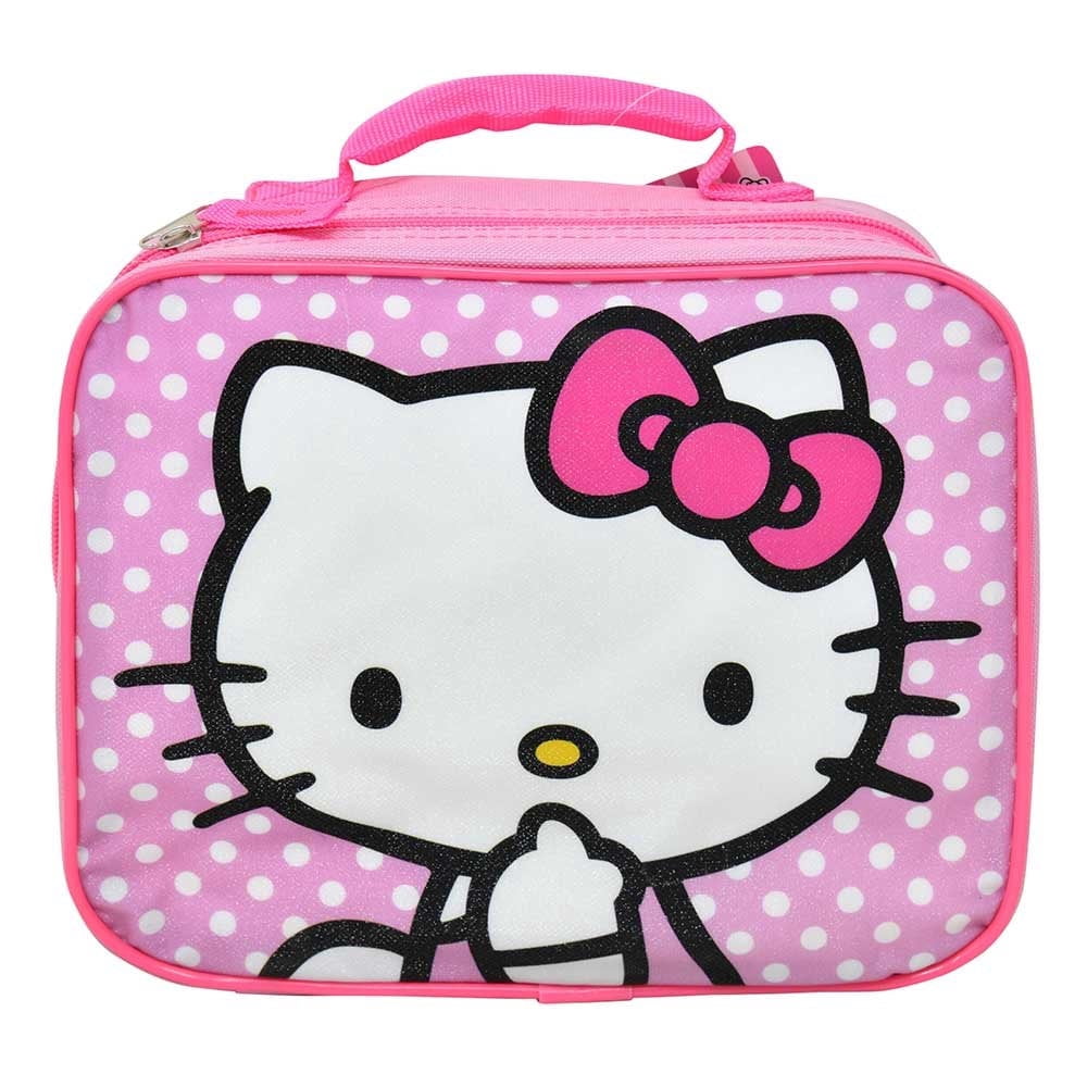 Hello Kitty Polka Dot Pink Lunch Bag Insulated - Walmart.com