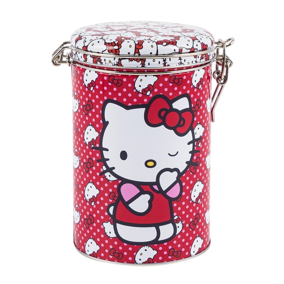 Hello Kitty Red Round Lock Top Canister, 92116