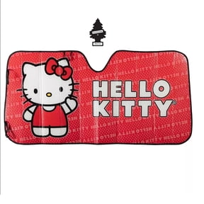 Hello Kitty Reflective Car Windshield Sun Shade - 58"x28" UV Protective & Heat Resistant Sun Blocker for Compact Cars, Sedans, Mini SUVs, Hatchbacks | Ultimate Interior Heat Shield