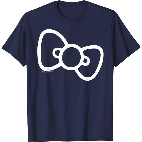 Hello Kitty Retro Bow DTG Print Unisex T-Shirt