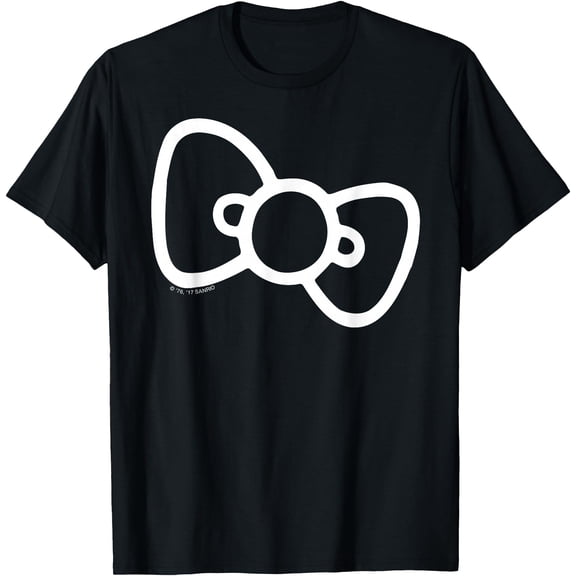 Hello Kitty Retro Bow DTG Print Unisex T-Shirt