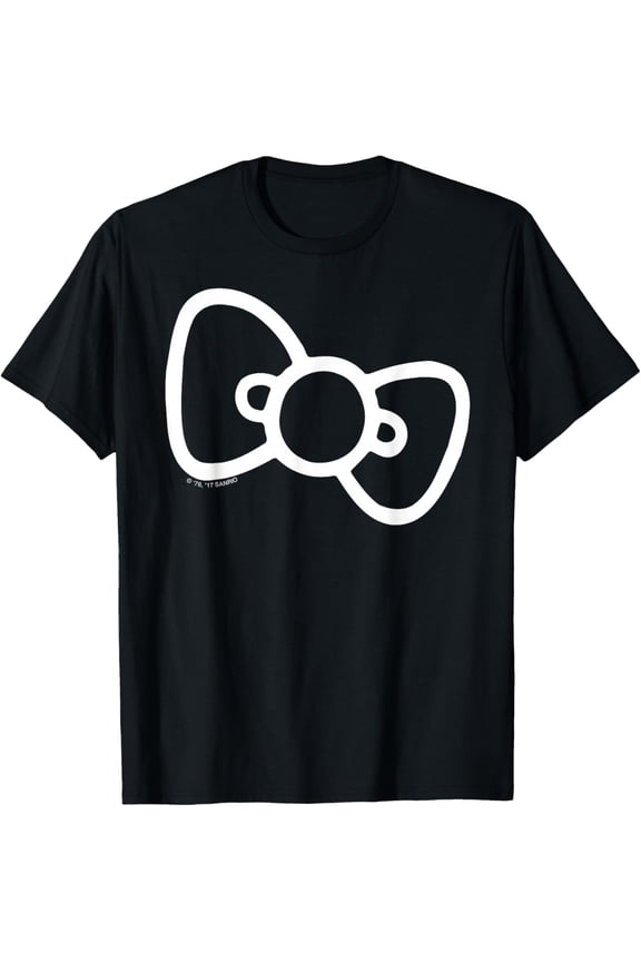 Hello Kitty Retro Bow Shirt T-Shirt, Cute Bow Unisex T-Shirt