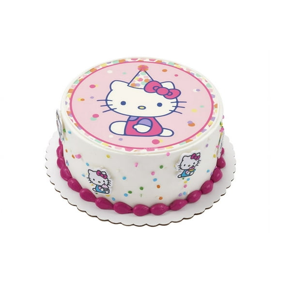 Hello Kitty Round Cake