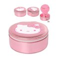 thumbnail image 1 of Hello Kitty Round Zip Around Jewelry Travel Storage, 1 of 8