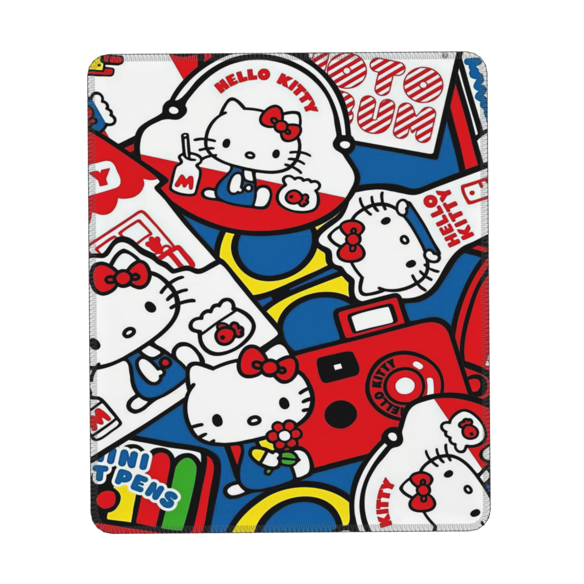 Hello Kitty Rubber Lock Edge Mouse Pad (Vertical) Office Mouse Pad Home Mouse Pad