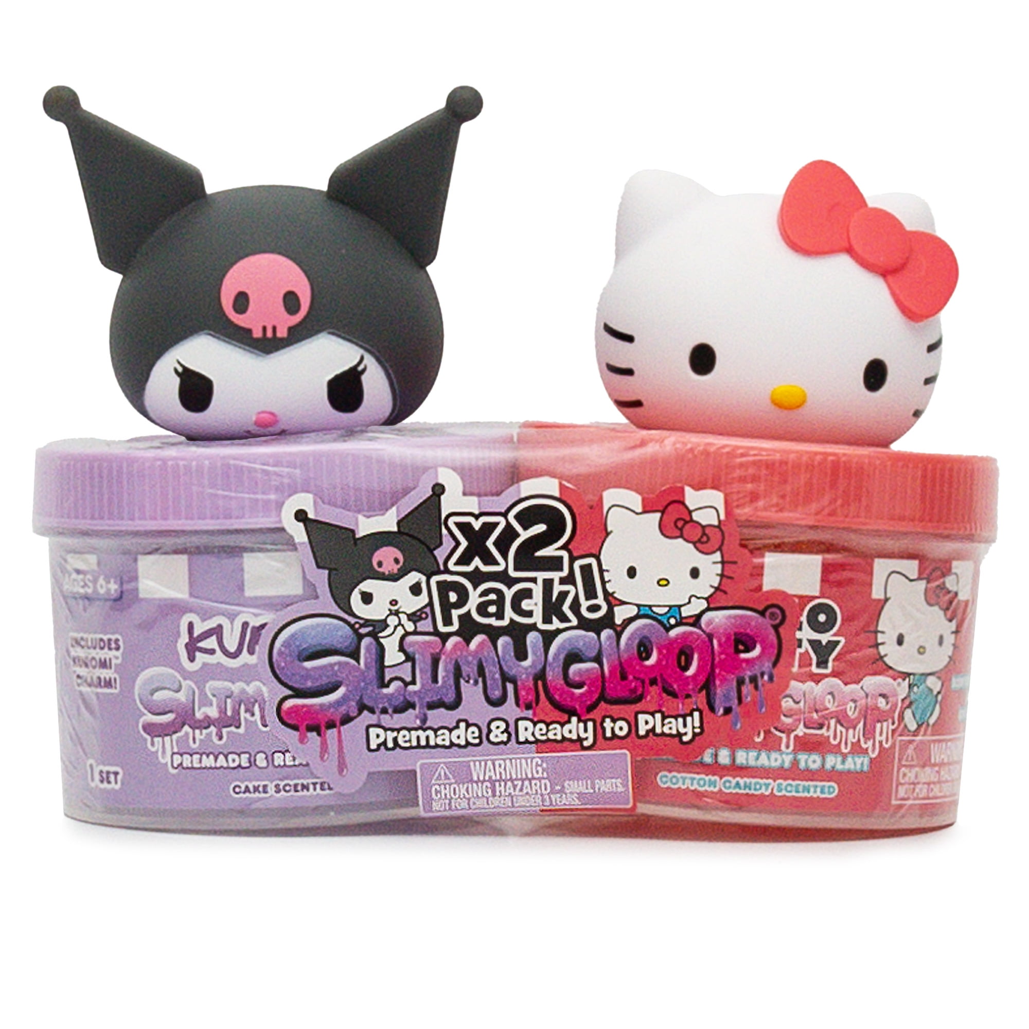Hello Kitty SLIMYGLOOP 2-Pack, Kuromi & Hello Kitty