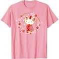thumbnail image 1 of Hello Kitty Sakura Spring T-Shirt For Men Women Boy Girl, Light Pink Color, Size 2XL, 1 of 2