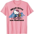 thumbnail image 1 of Hello Kitty San Francisco DTG Print Unisex T-Shirt,Light Pink Color,Size YXL, 1 of 5