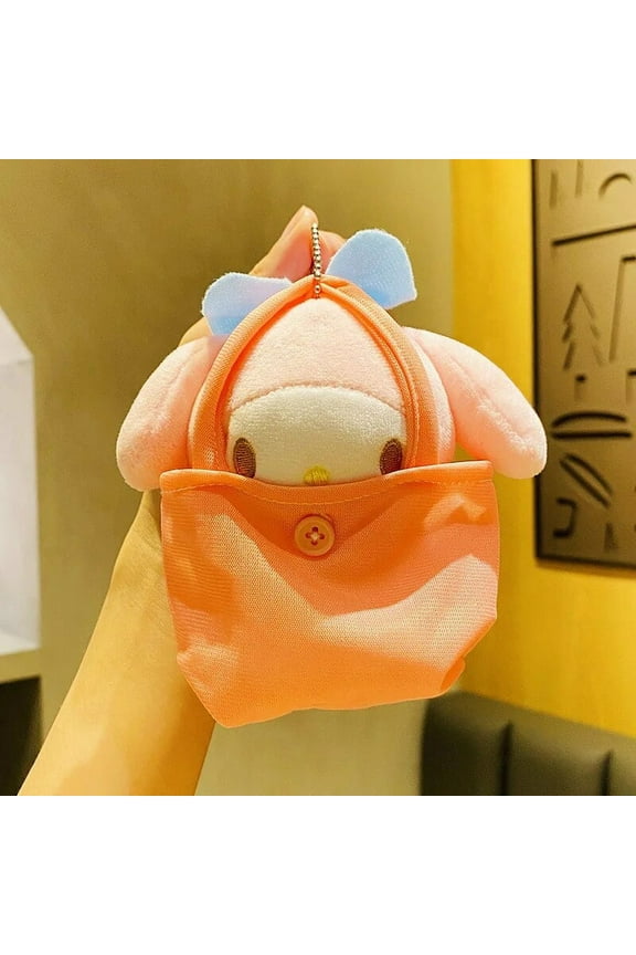 Hello Kitty Sanrio Anime Kawaii Kuromi Mini Backpack Keychain Cute Cartoon Lovely Bag Pendant Accessories Gifts for Girls