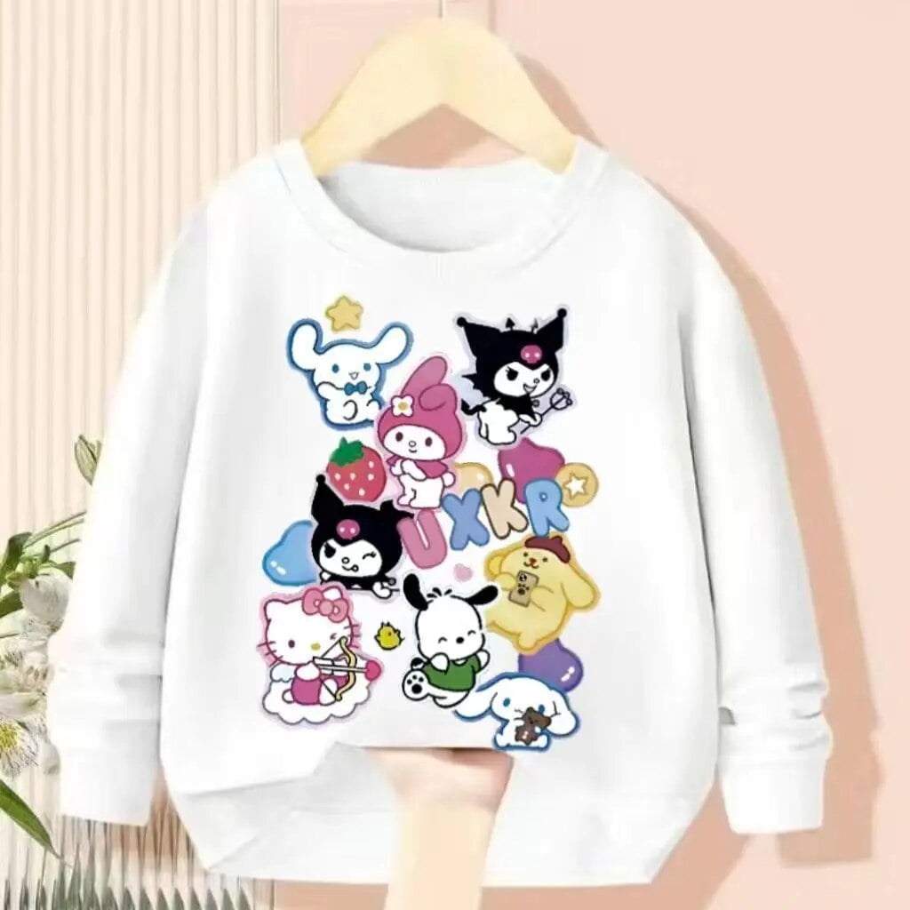 Hello Kitty Sanrio Children's Top and Bottom Set Kuromi Melody ...