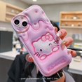 Hello Kitty Sanrio Kuromi my melody Anime Phone Case For iPhone 15 14