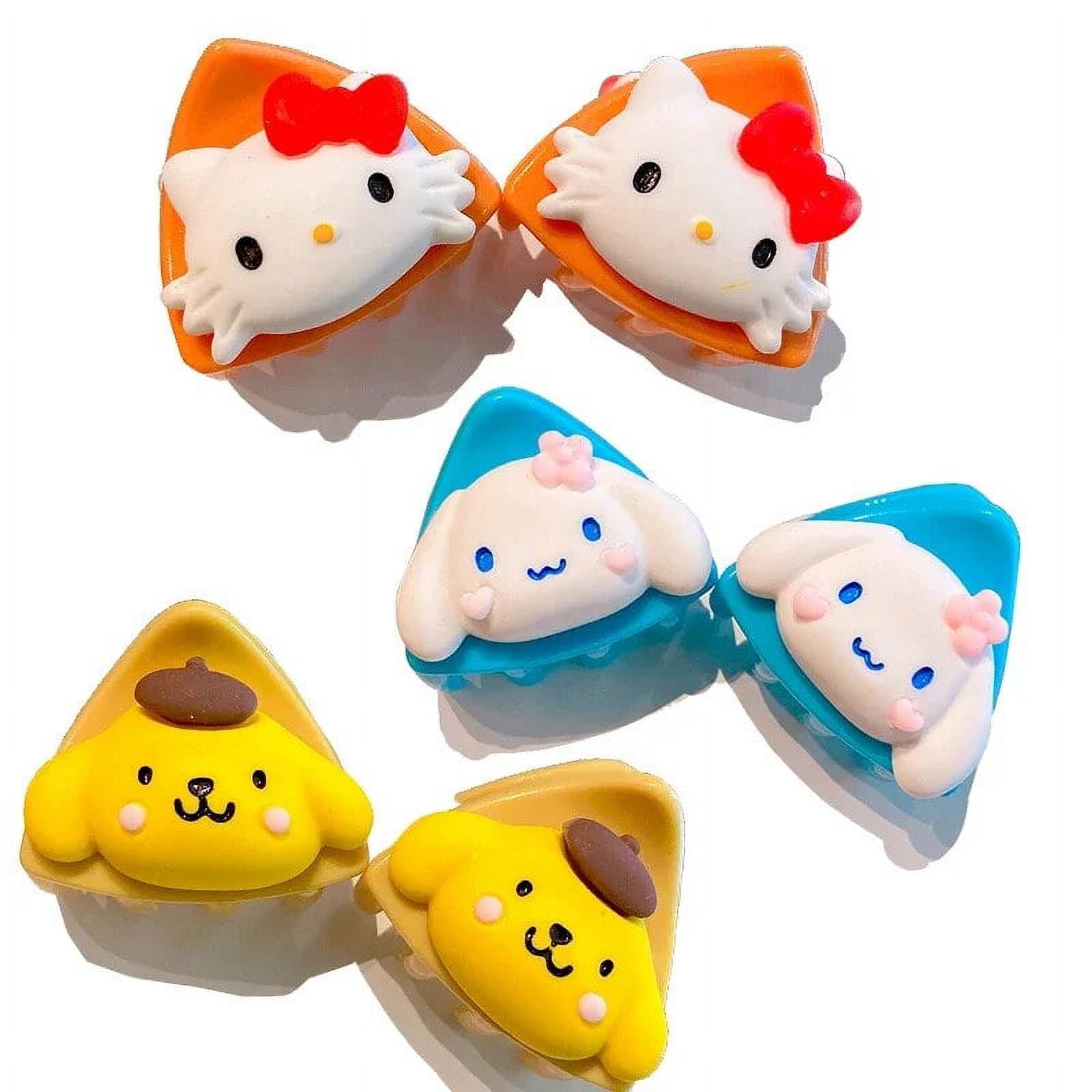 Hello Kitty Sanrio Lotso Hairpins Women Cinnamoroll Hair Clips Kuromi Hair Claws Girl Melody