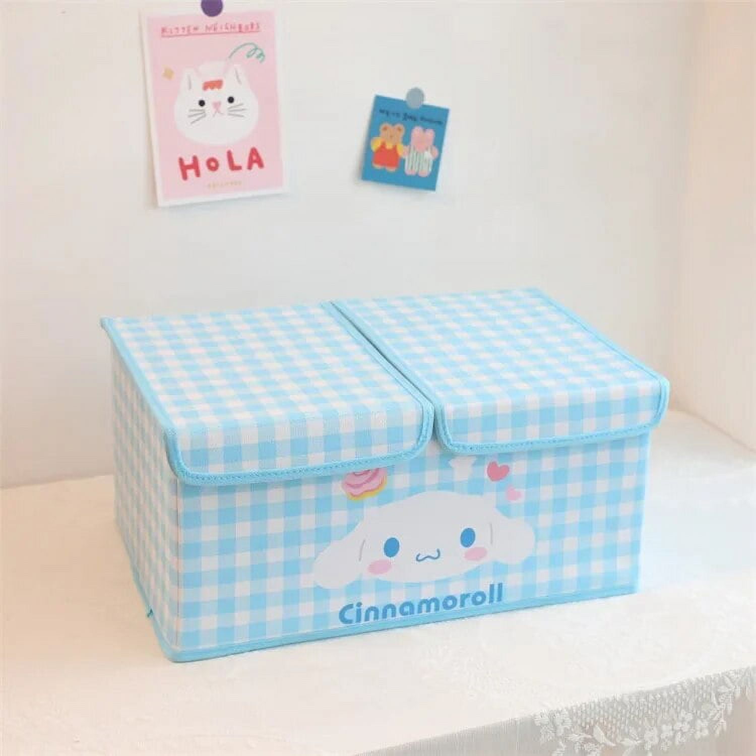 Hello Kitty Sanrio My Melody Kuromi Anime Storage Box Cute Cartoon ...