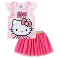 thumbnail image 1 of Hello Kitty Sanrio Shirt and Tulle Tutu Skirt Set (Girls), 2 Piece Set, Sizes 2T-12, 1 of 7