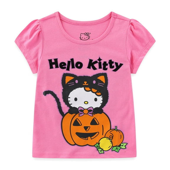 Hello Kitty Sanrio Short Sleeve T-Shirt (Girls), Sizes 4-12